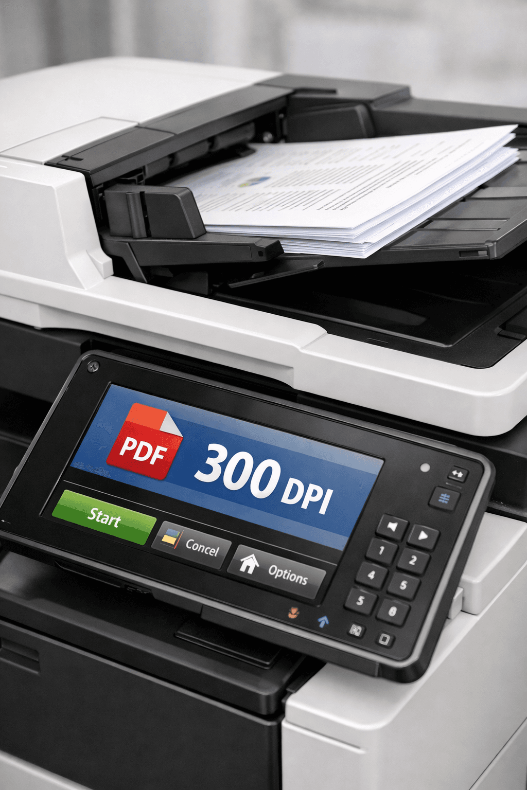 Scan to a readable PDF